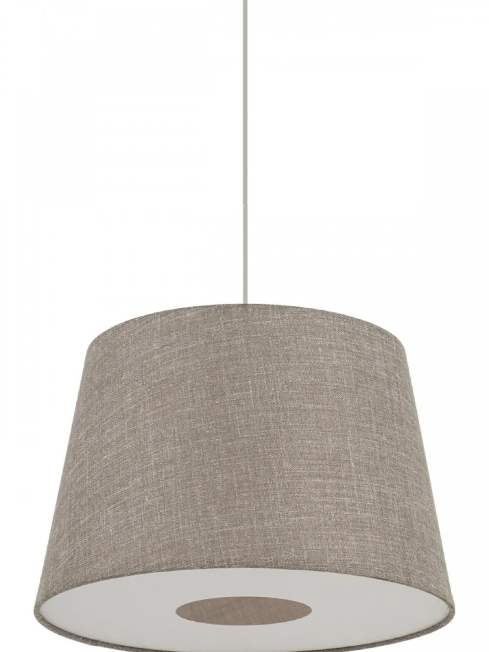 Lampa wisząca TUTOIA beżowa 1xE27
