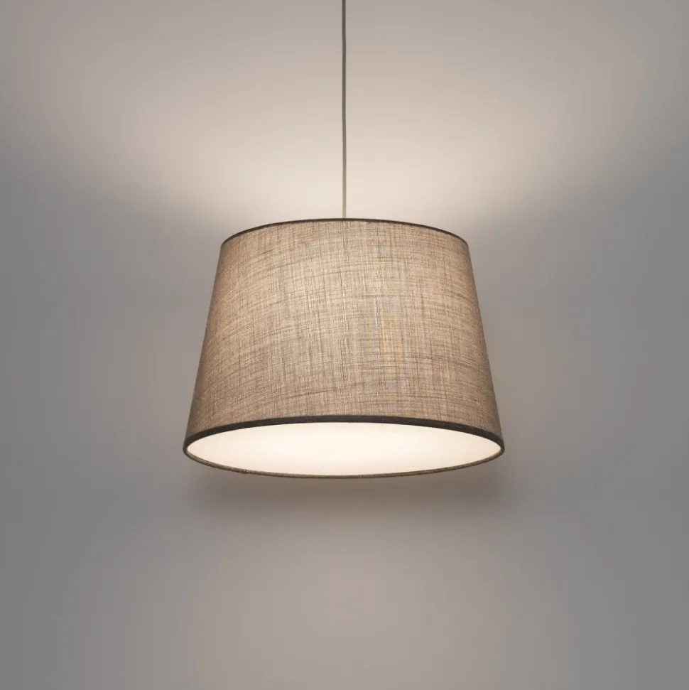 Lampa wisząca TUTOIA beżowa 1xE27