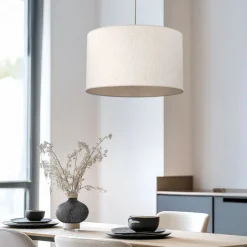 Lampa wisząca VELLUM sabia beżowa 1xE27
