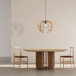 Lampa wisząca VENUS WOOD M 1xE27