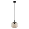 Lampa Wisząca VIBE Czarny Topaz Szklany Klosz 1xE27 30cm