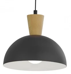 Lampa Wisząca VITO Czarny 1xE27 31 cm