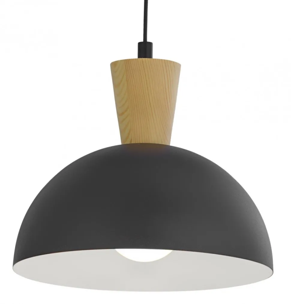 Lampa Wisząca VITO Czarny 1xE27 31 cm