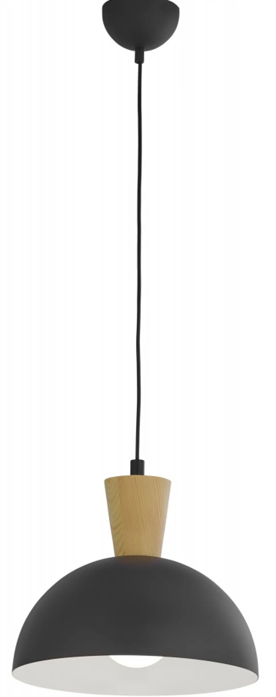 Lampa Wisząca VITO Czarny 1xE27 31 cm