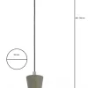 Lampa Wisząca VITO Srebrny 1xE27 31 cm