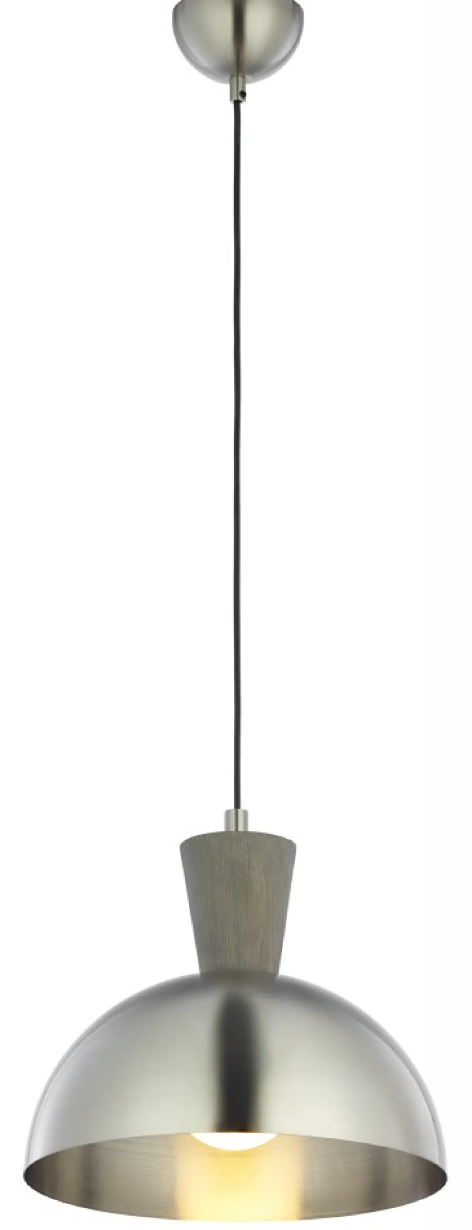 Lampa Wisząca VITO Srebrny 1xE27 31 cm