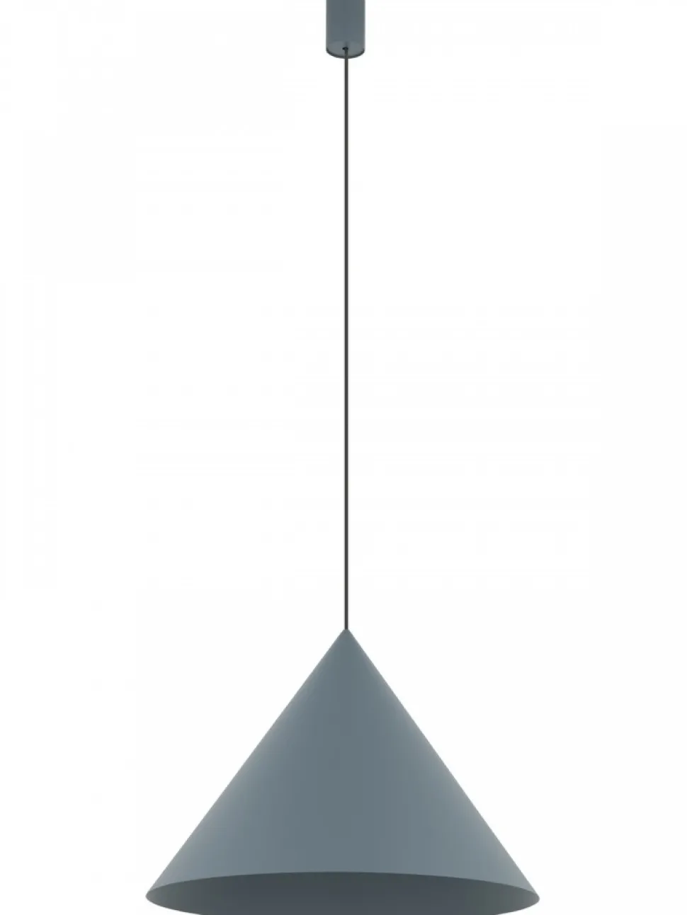 Lampa wisząca ZENITH L szary błękit 1xGU10