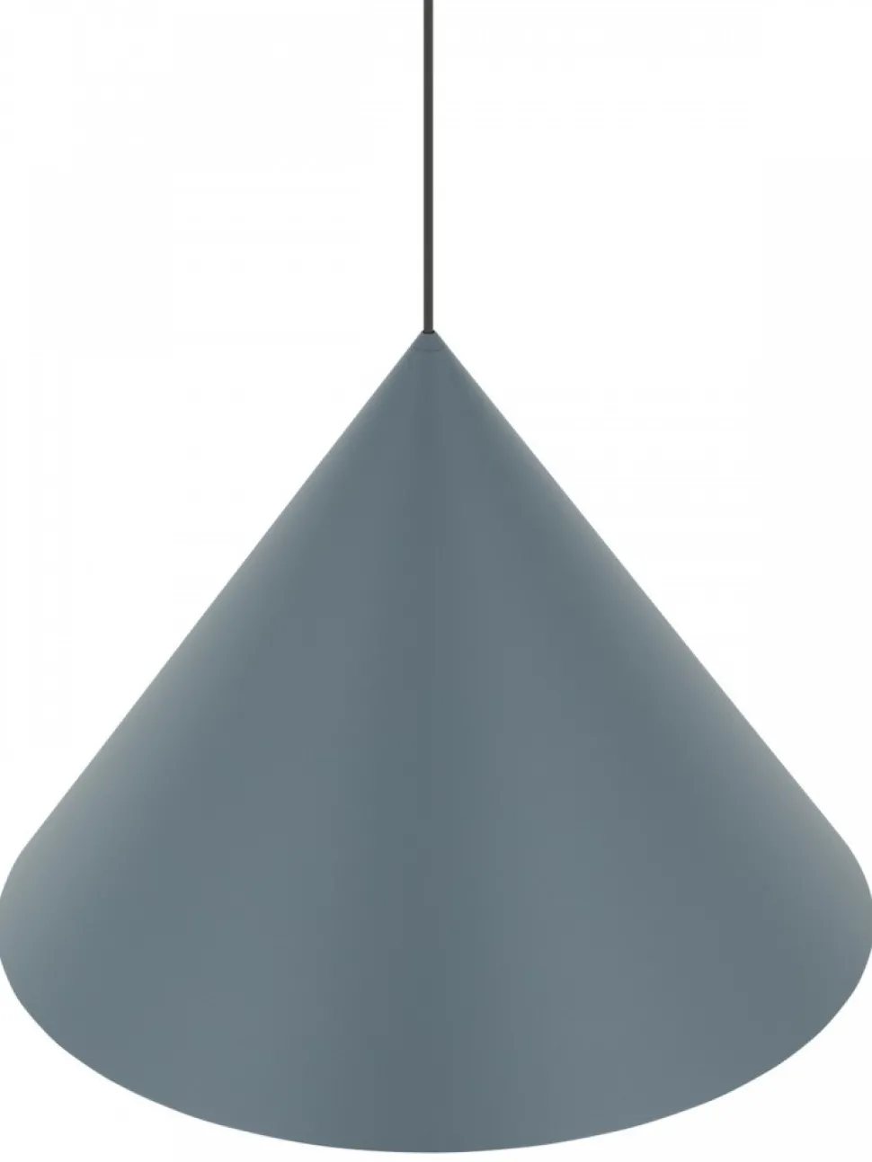 Lampa wisząca ZENITH L szary błękit 1xGU10