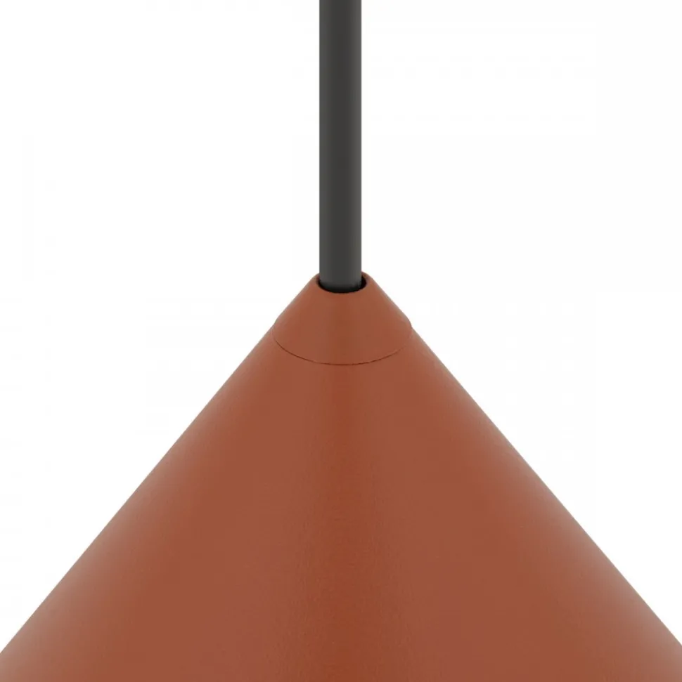 Lampa wisząca ZENITH M ceglasta 1xGU10