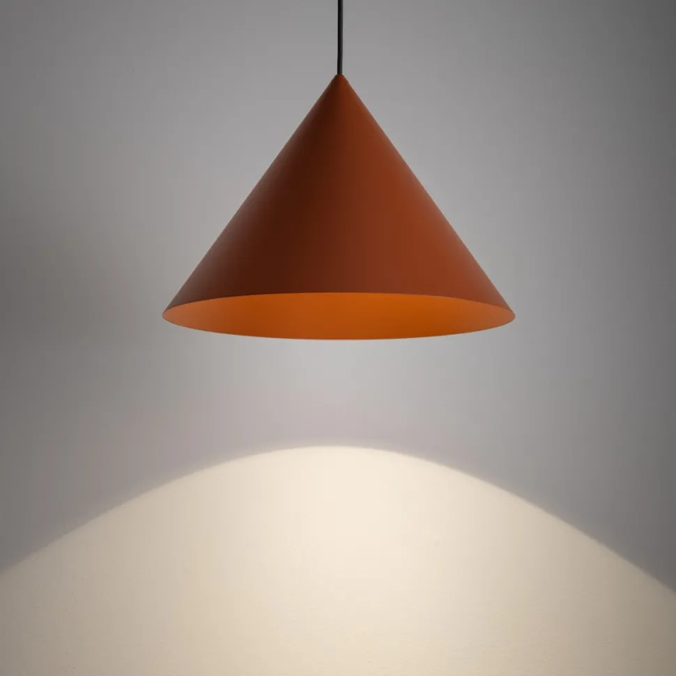 Lampa wisząca ZENITH M ceglasta 1xGU10
