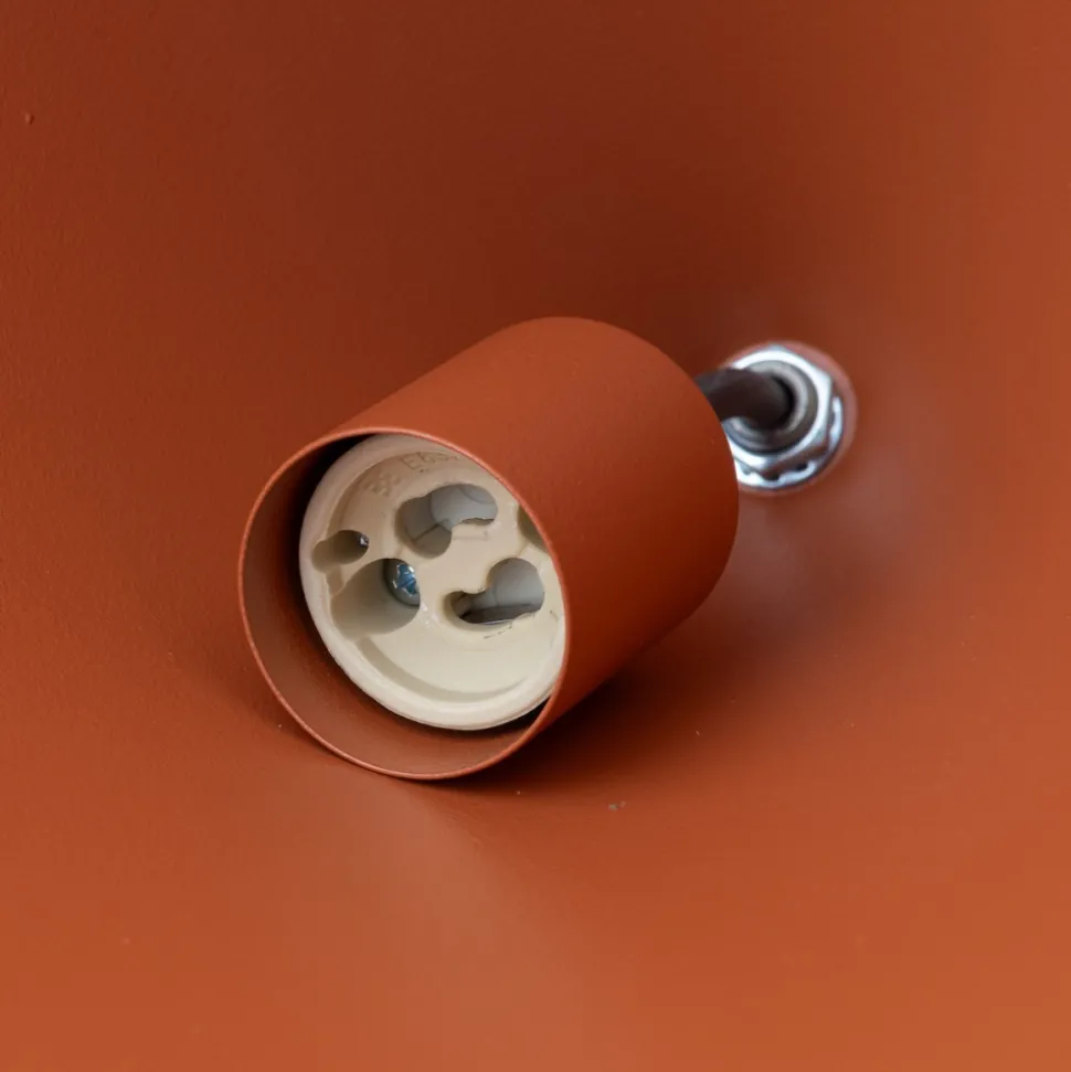 Lampa wisząca ZENITH M ceglasta 1xGU10