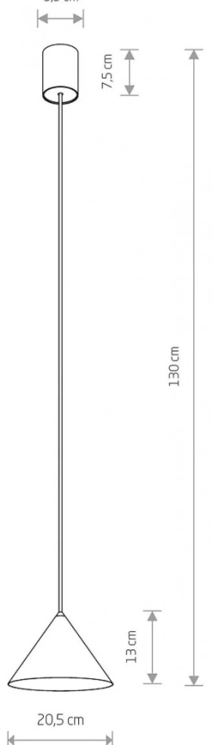 Lampa Wisząca ZENITH S Czarny 1xGU10 ES111 20,5cm