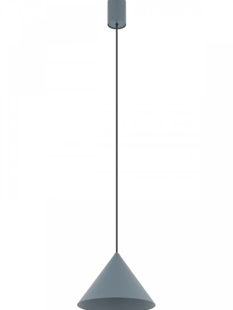Lampa wisząca ZENITH S szary błękit 1xGU10