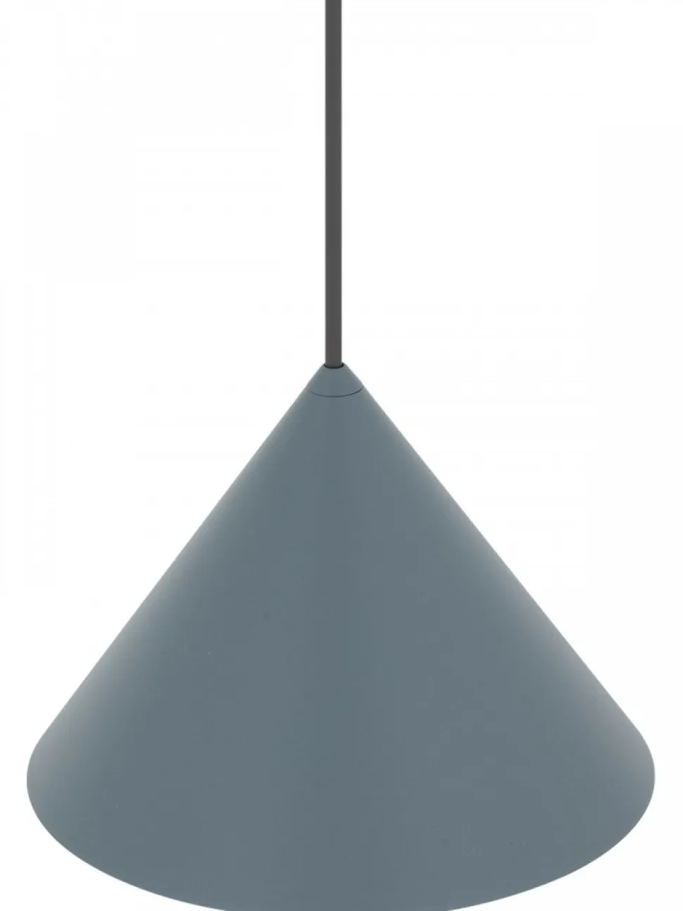 Lampa wisząca ZENITH S szary błękit 1xGU10