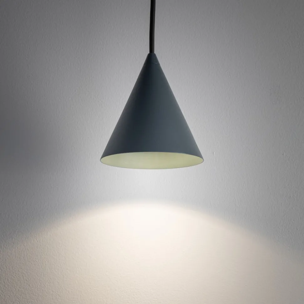Lampa wisząca ZENITH XS szary błękit 1xGU10