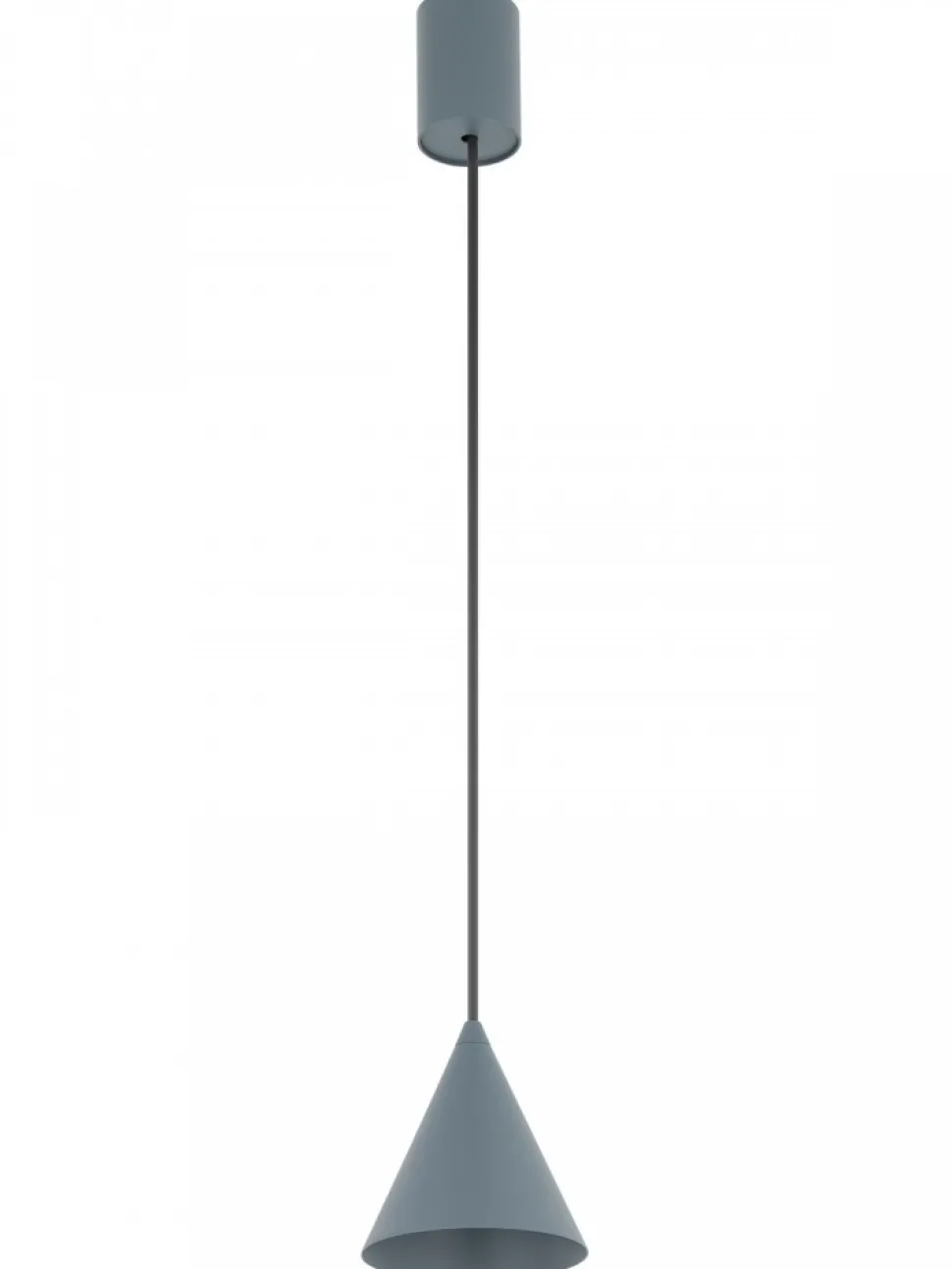 Lampa wisząca ZENITH XS szary błękit 1xGU10