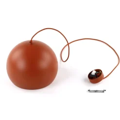 Lampa wisząca ZOE M ceglasta 1xE27