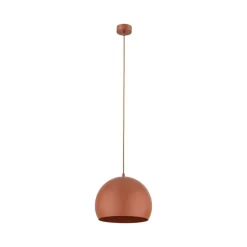 Lampa wisząca ZOE M ceglasta 1xE27