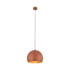 Lampa wisząca ZOE M ceglasta 1xE27