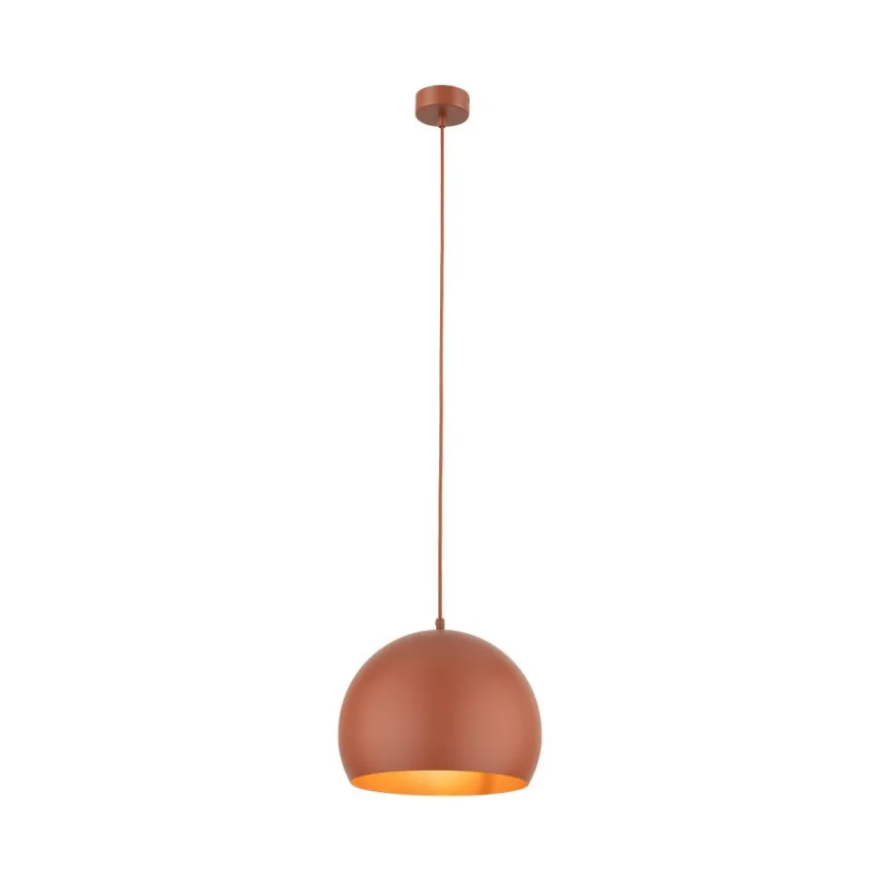 Lampa wisząca ZOE M ceglasta 1xE27