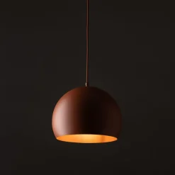 Lampa wisząca ZOE M ceglasta 1xE27