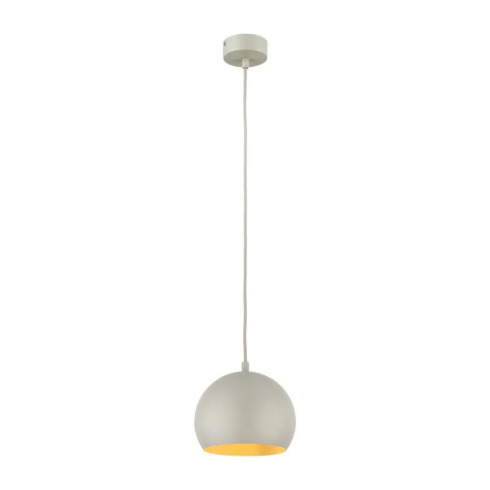 Lampa wisząca ZOE S beżowa 1xE27