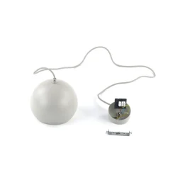 Lampa wisząca ZOE S beżowa 1xE27