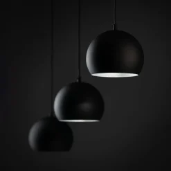 Lampa wisząca ZOE S czarna 3xE27