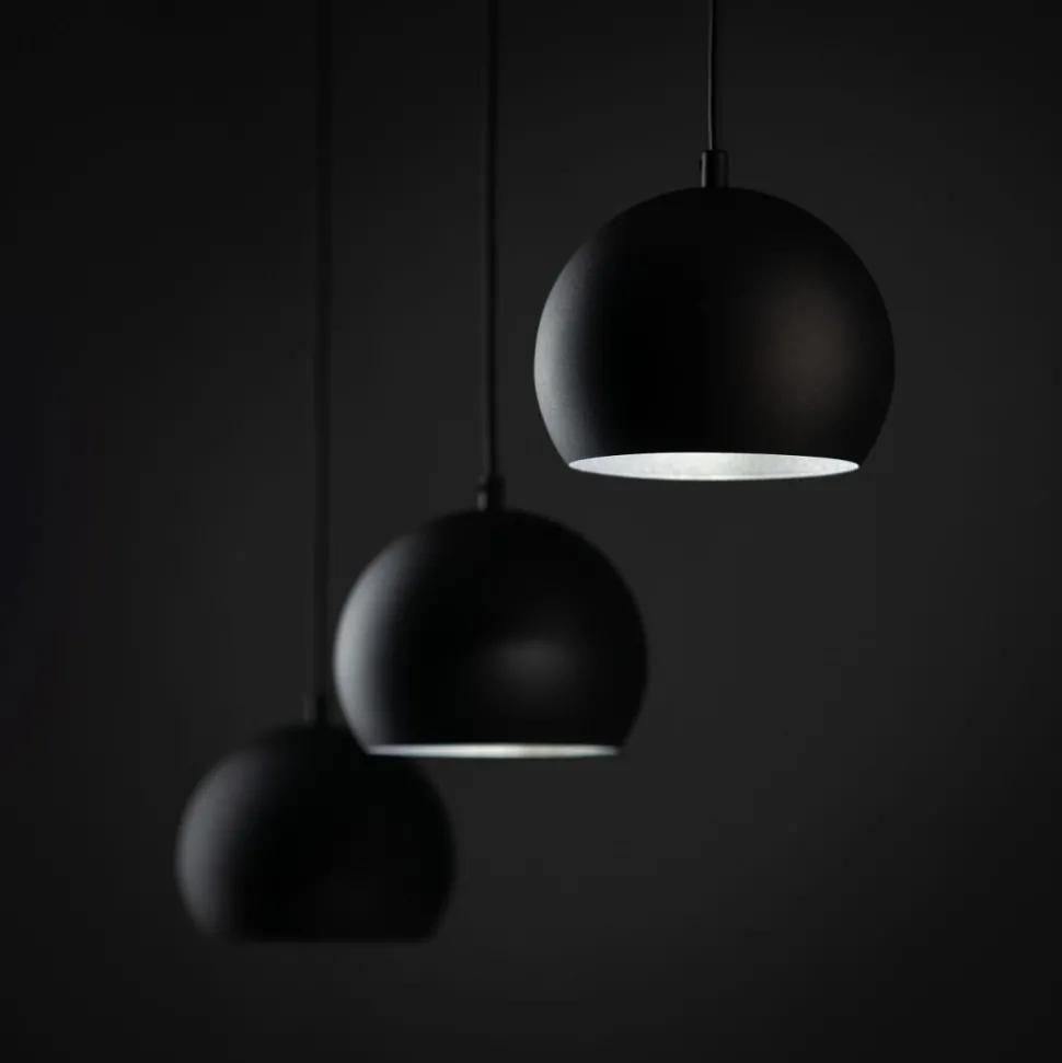 Lampa wisząca ZOE S czarna 3xE27