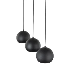 Lampa wisząca ZOE S czarna 3xE27