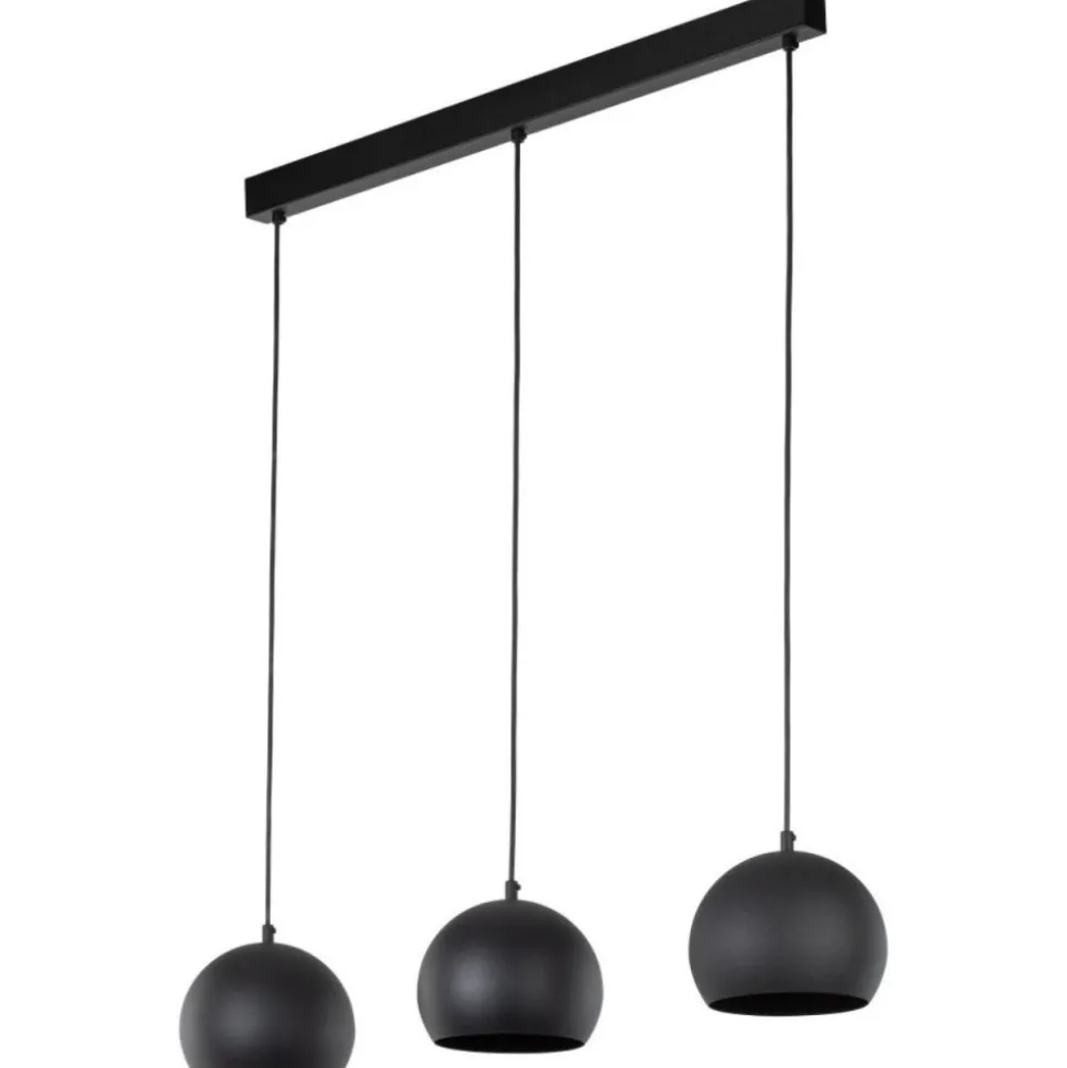 Lampa wisząca ZOE S czarna 3xE27