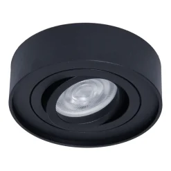 Lampa wpuszczana oczko NUSA round czarna