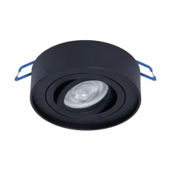 Lampa wpuszczana oczko NUSA round czarna
