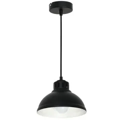 Lampa żyrandol industrialna Sven czarna