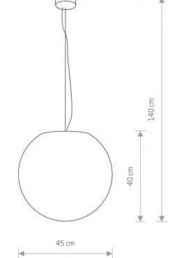 Lampa zewnętrzna CUMULUS M wisząca