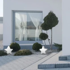Lampa zewnętrzna STAR biała gwiazda