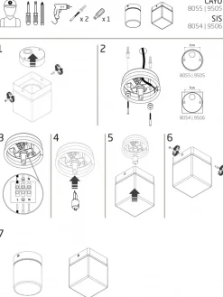 Lampa łazienkowa CAYO czarna G9 * Nowodvorski Best