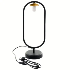 Lampa biurkowa IGON czarna złota 1xE14 * Jupiter New