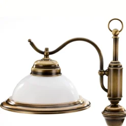Lampa biurkowa OPAL mosiądz patynowany 1xE27 * Jupiter Clearance