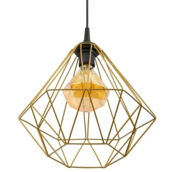 Lampa geometryczna Diamond złota 25 cm * HowHomely Discount