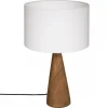 Lampa na drewnianej podstawie Aina 46 cm * Atmosphera Discount
