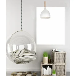 Lampa Noak Wood wisząca industrialna * Luminex