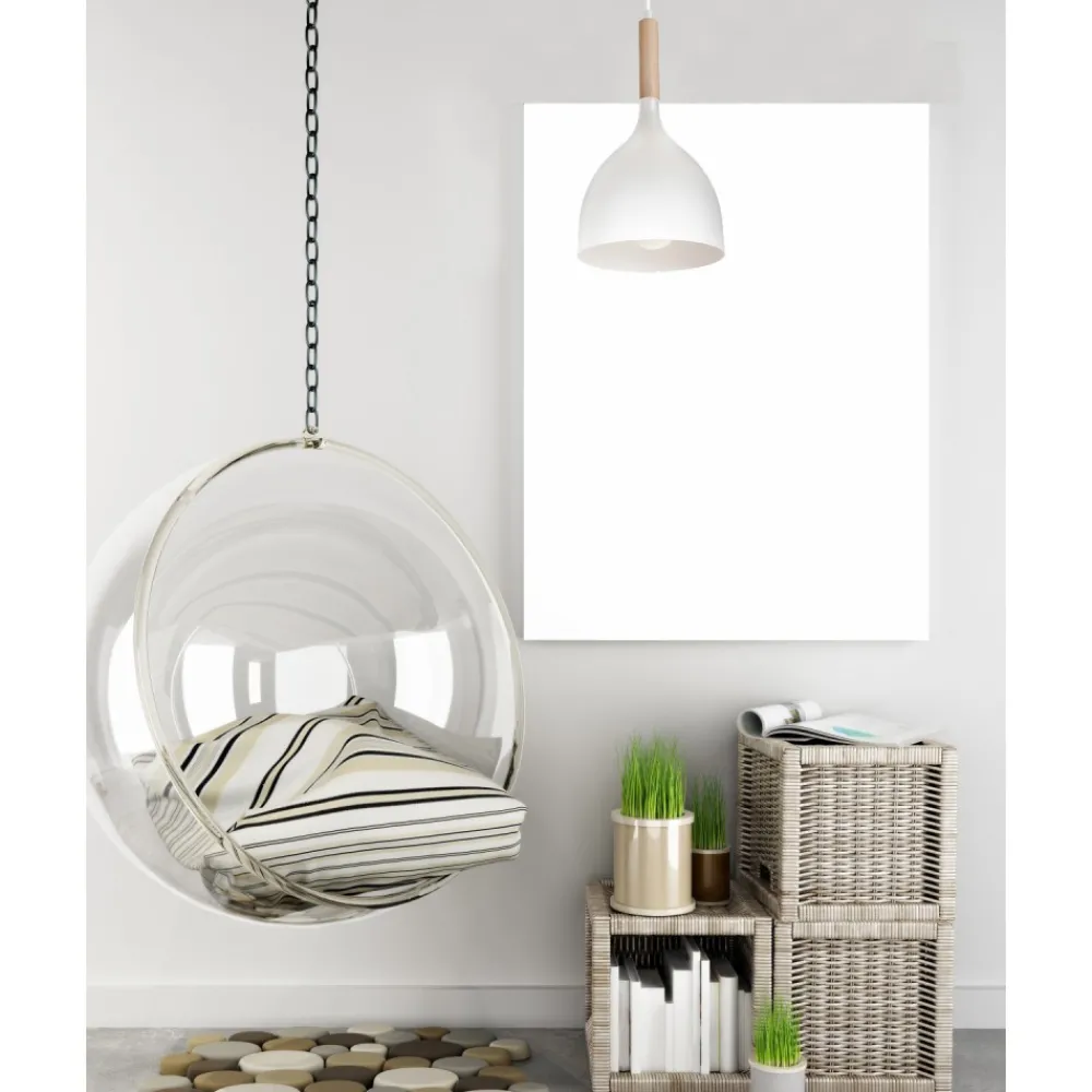 Lampa Noak Wood wisząca industrialna * Luminex