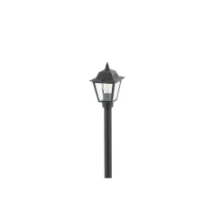 Lampa Ogrodowa ANA Czarny Szklany Klosz 1xE27 IP44 100 cm * Nowodvorski Online