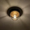 Lampa Ogrodowa NOOK Czarny Złoty 1xE27 IP44 * Nowodvorski