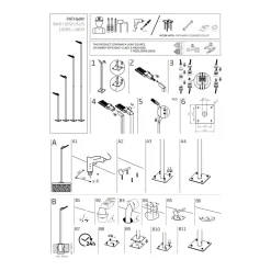 Lampa Ogrodowa PATHWAY Czarny 60W LED 4000K IP65 392cm * Nowodvorski Online