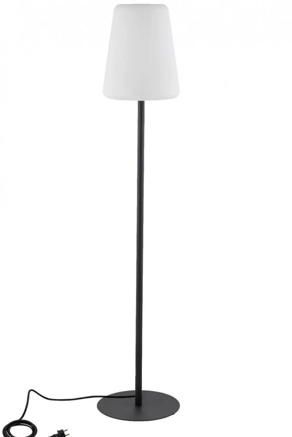 Lampa Ogrodowa PATIO Czarny Biały Klosz 1xE27 IP44 147,5cm * Nowodvorski Outlet