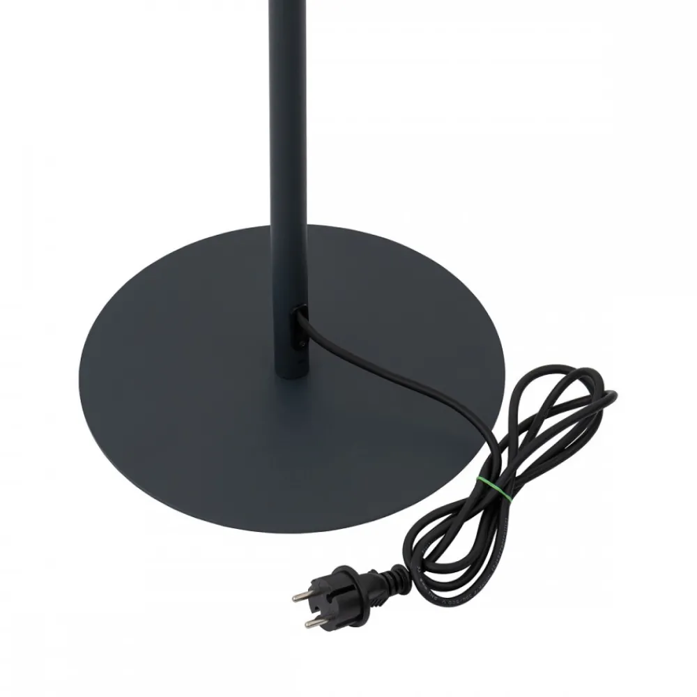Lampa Ogrodowa PATIO Czarny Biały Klosz 1xE27 IP44 147,5cm * Nowodvorski Outlet