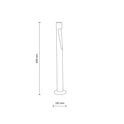 Lampa ogrodowa SENA M grafitowa 1xLED IP 65 * TK Lighting Discount