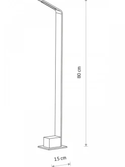 Lampa ogrodowa SLIM LED czarna 7W IP54 3000K * Nowodvorski Discount